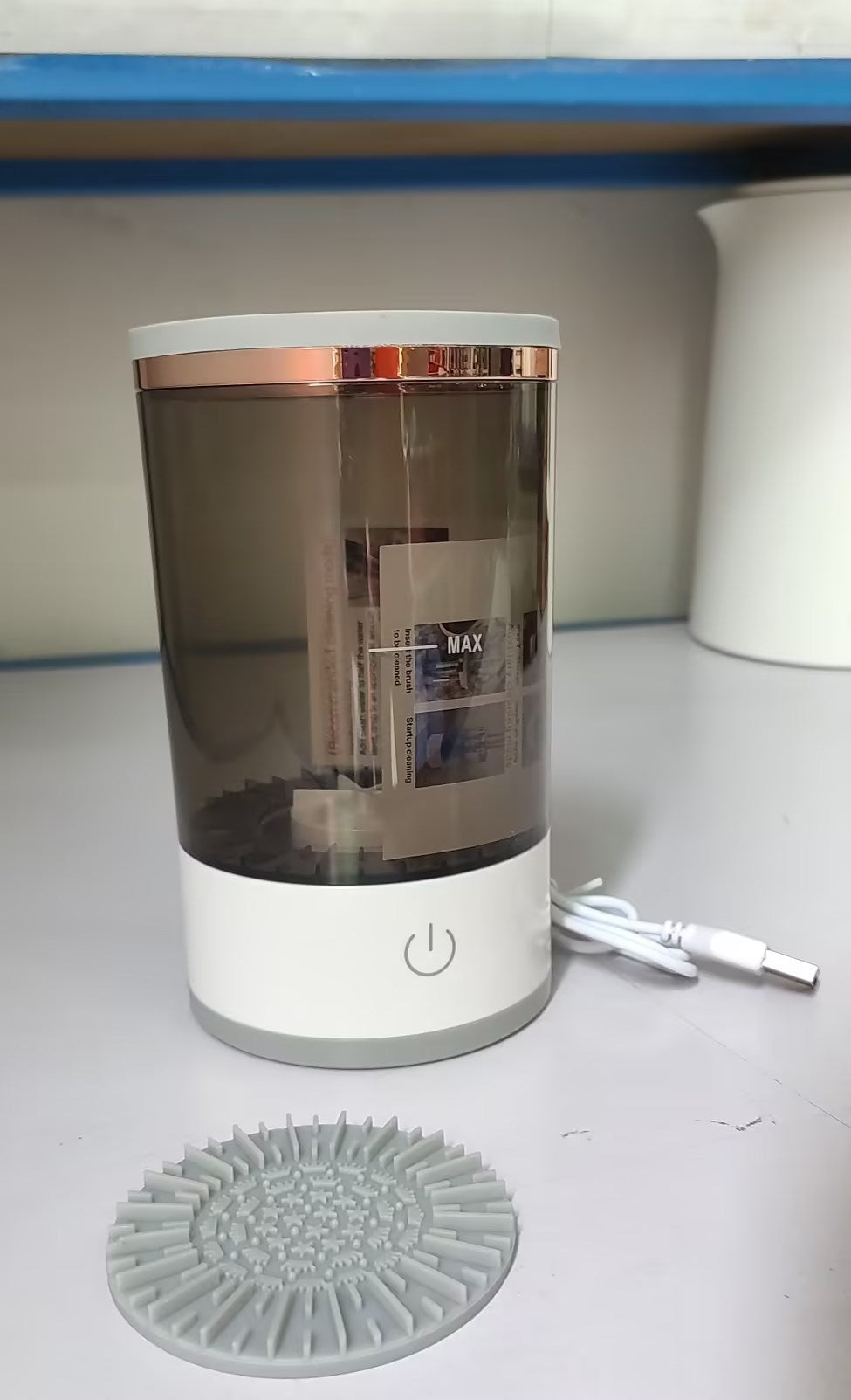 Electric Makeup Brush Cleaner Device