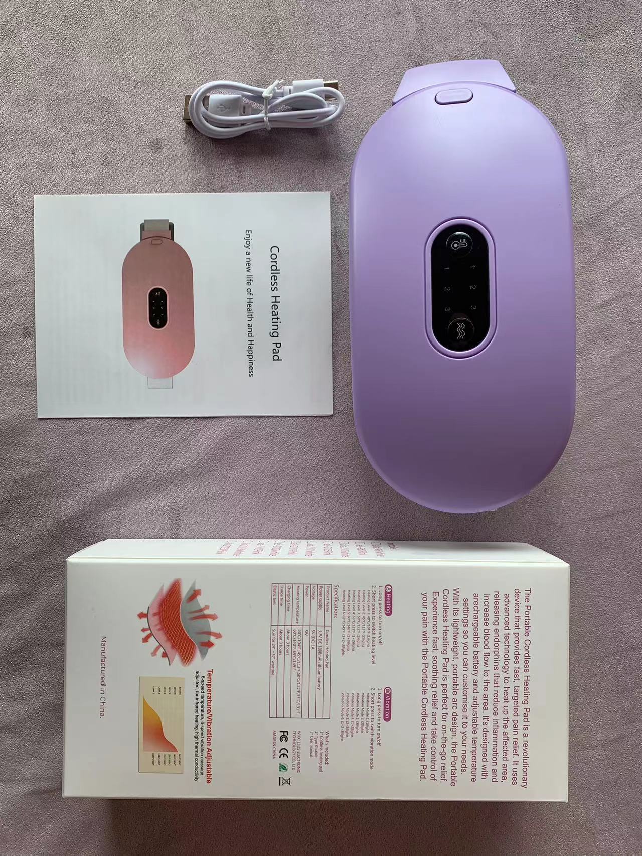 Period Cramps Soothing Heating Pad