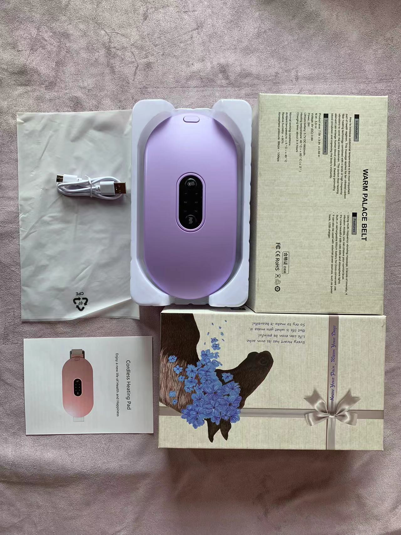 Period Cramps Soothing Heating Pad