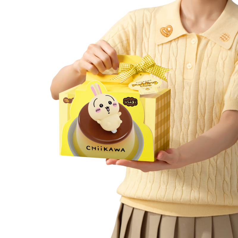 ChiiKAWA Pudding Lamp - 3 Adjustable Brightness Levels, Breathing Light Mode, Magnetic 360° Rotating - Fun Desk Decor & Gift